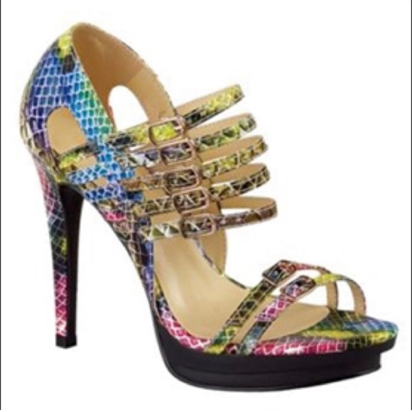 Nadara Rainy Multi Heel Sz 10 - Picture 1 of 1